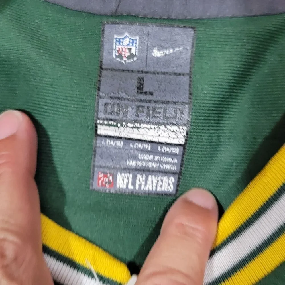 Aaron Rodgers' Greenbay packers youth jersey